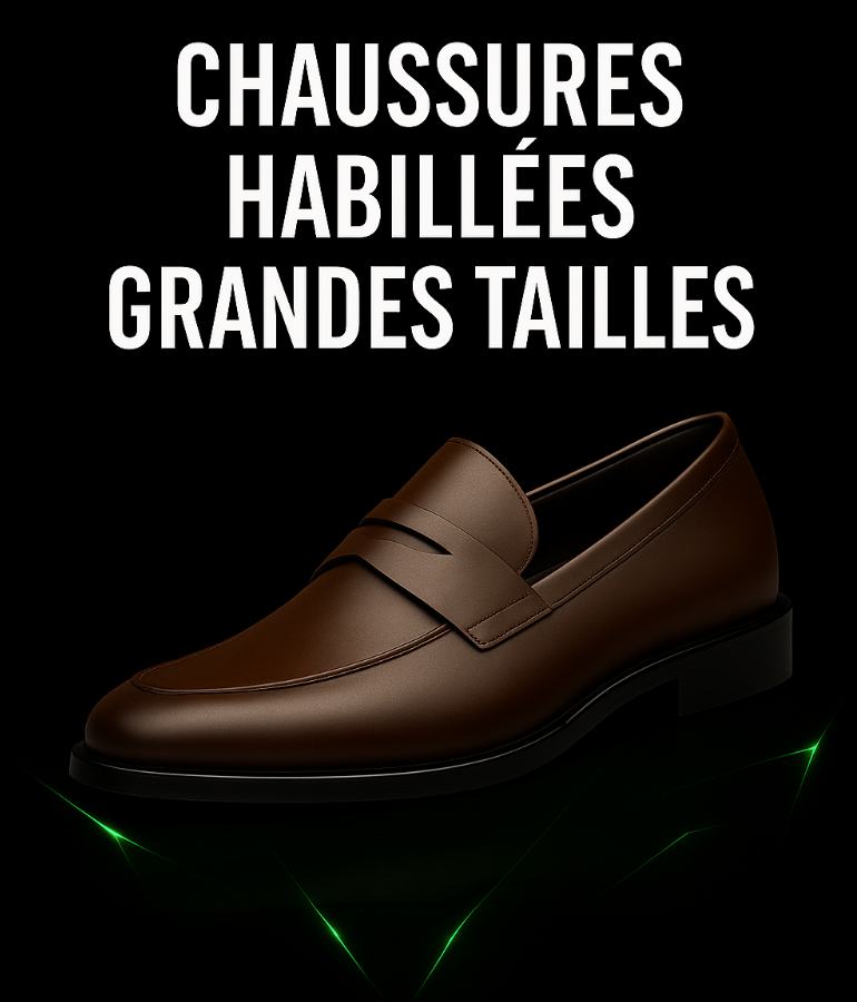 Mocassins élégants grandes tailles